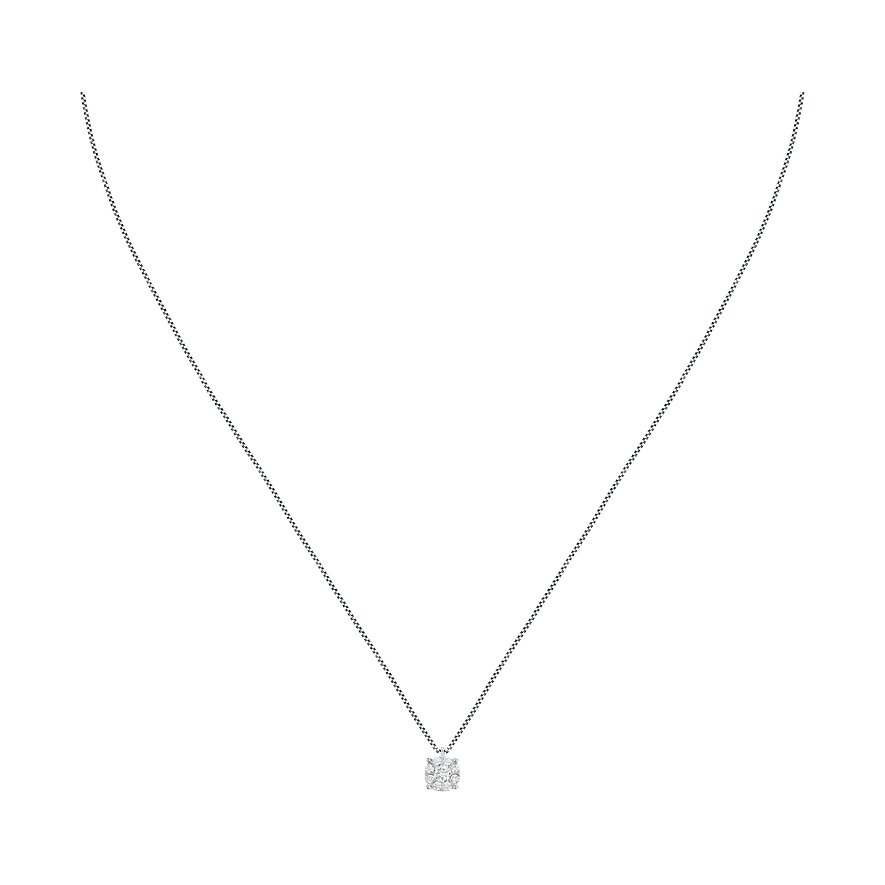 CHRIST Halsschmuck aus 750 Weißgold mit Diamanten.