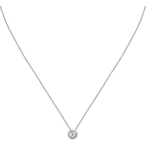 CHRIST Halsschmuck aus 750 Weißgold mit Diamant.