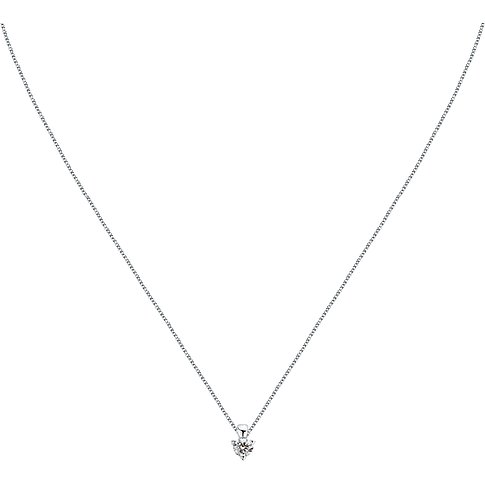 CHRIST Halsschmuck aus 750 Weißgold mit Diamant.