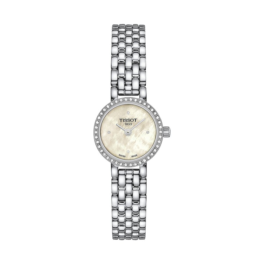 Tissot Damenuhr Lovely T1400096111600, Damen, Edelstahl, Armband: Edelstahl, Quarz, analog