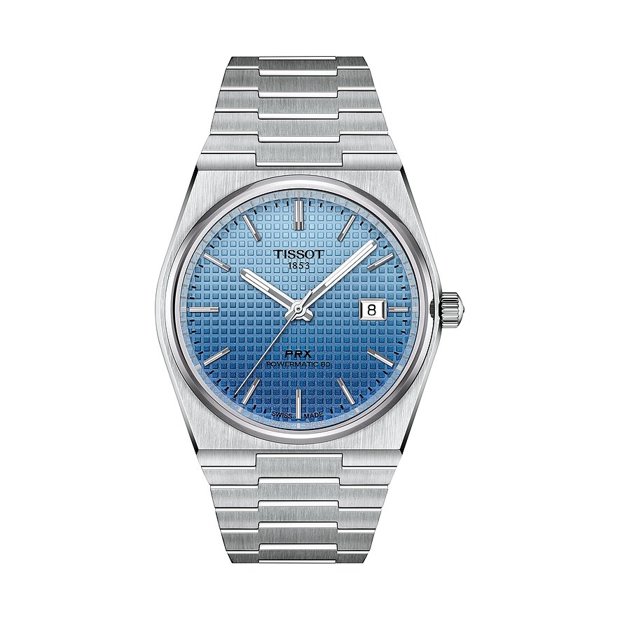 Tissot Unisexuhr PRX Powermatic 80 T1374071135101, Unisex, Edelstahl, Armband: Edelstahl, Automatik, analog