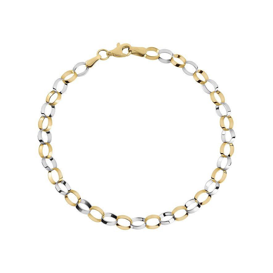 CHRIST Armband, Damen, 585er Gelbgold, 585er Weißgold, bicolor