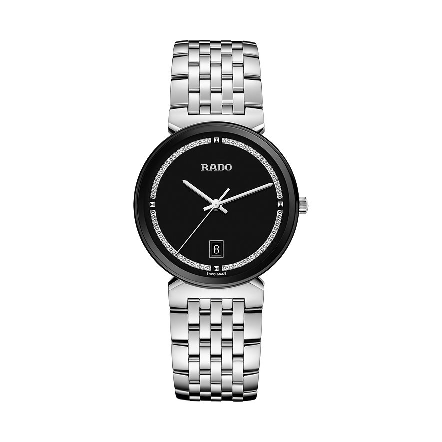 Rado Damenuhr Florence R48912163, Damen, Edelstahl, Armband: Edelstahl, Quarz, analog