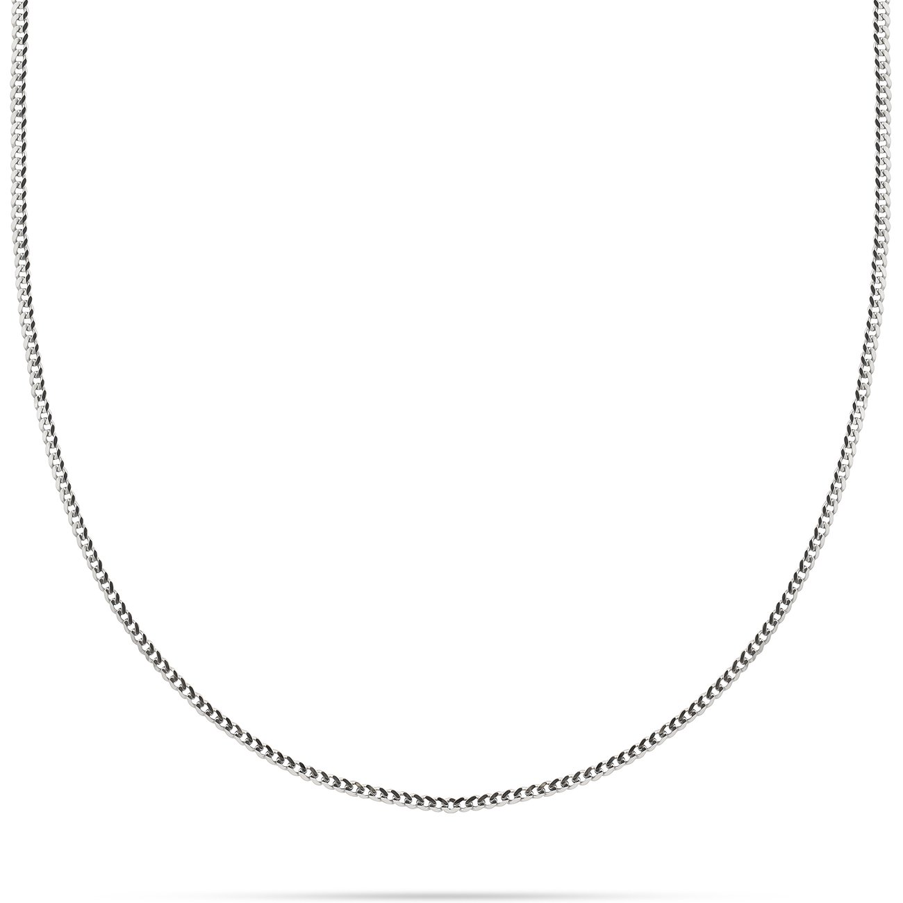 Collier FAVS en argent 925 avec maillons plats.