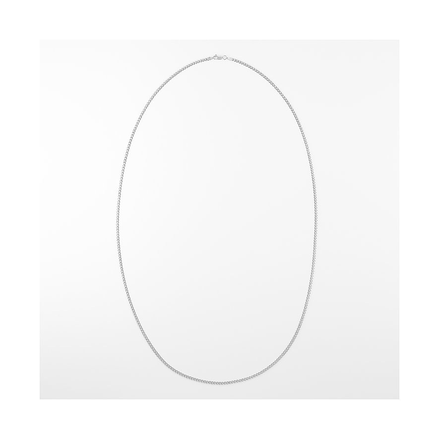 Collier FAVS en argent 925 avec chaîne à maille gourmette et fermoir mousqueton.