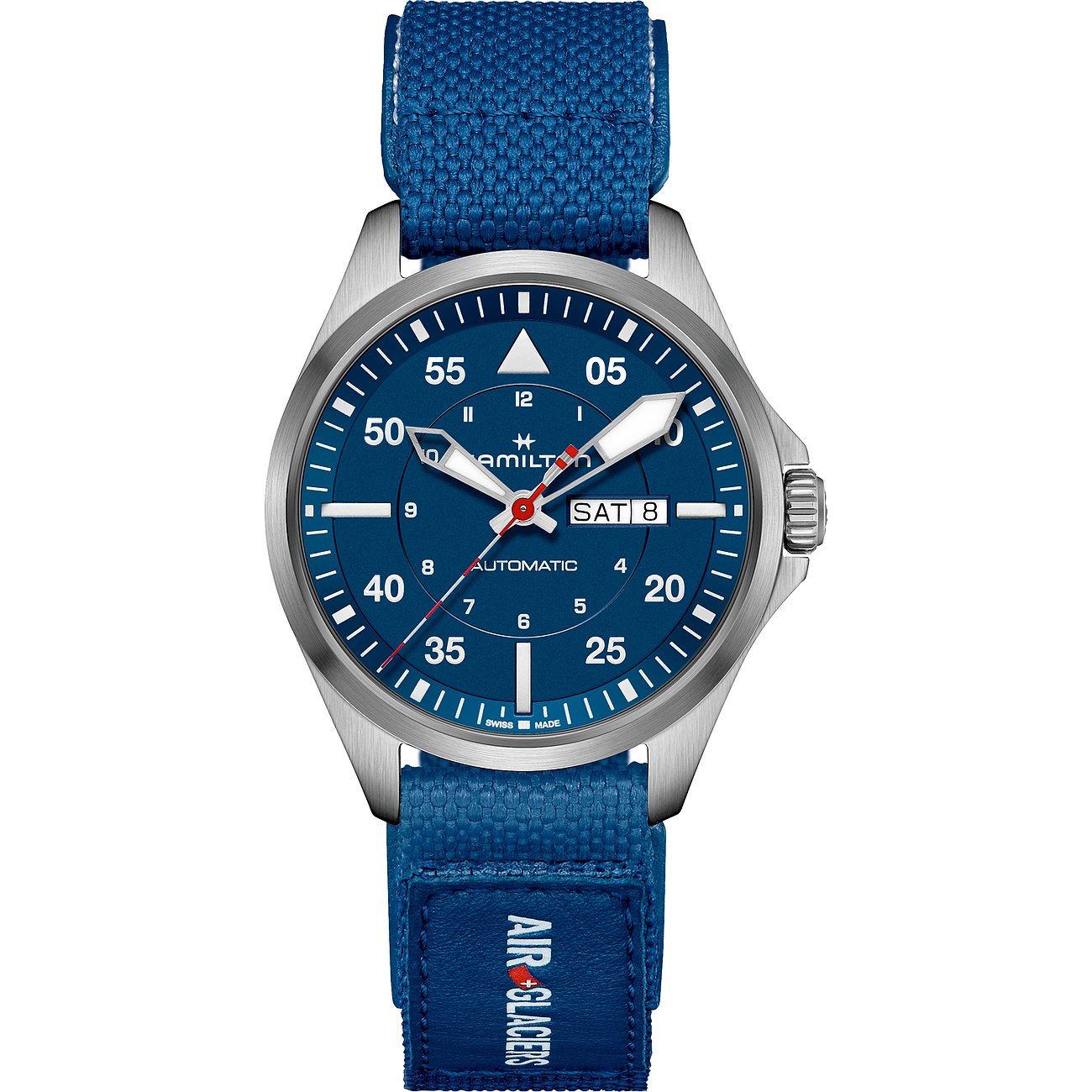 Hamilton Uhren-Set inkl. Wechselarmband Khaki Pilot Day Date Automatic H64655941