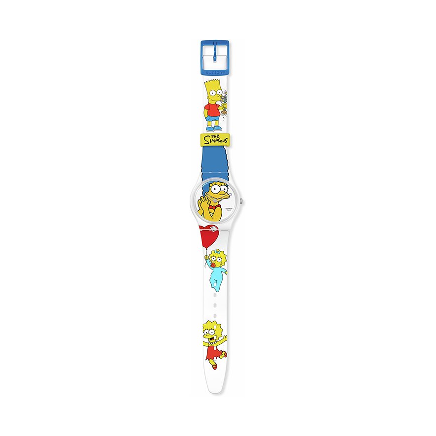 Swatch Montre unisexe 2402 THE SIMPSONS COLLECTION SO28Z116