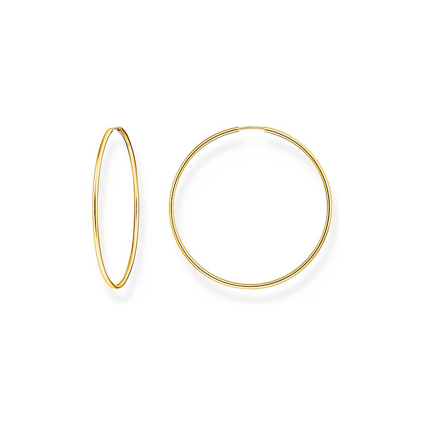 Thomas Sabo Creolen Glam & Soul, Damen, 925er Silber, gold