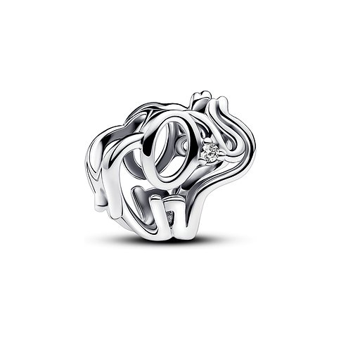 Pandora Anhänger aus 925er Silber mit Zirkonia.