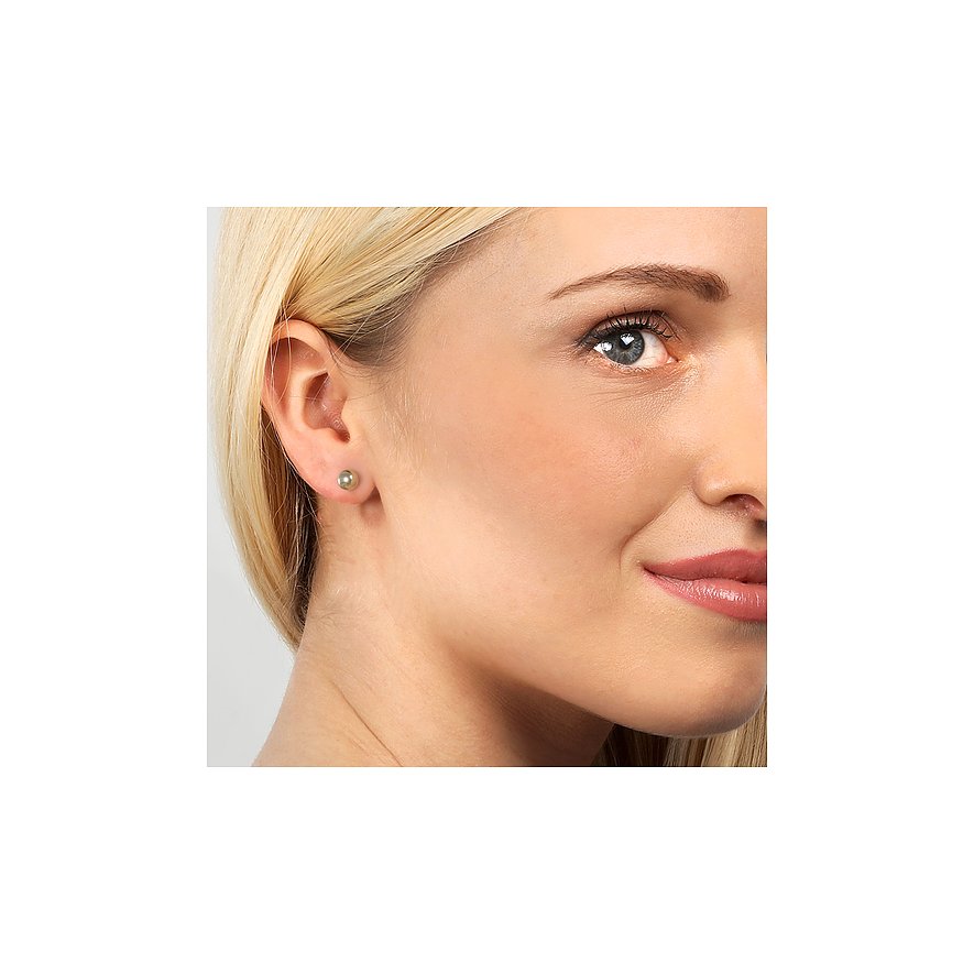 FAVS Ohrstecker aus 375 Gelbgold, poliert.