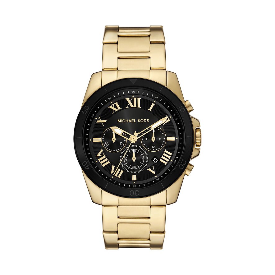 Michael Kors Chronograph ALEK MK9184, Herren, Edelstahl, Armband: Edelstahl, Quarz, analog