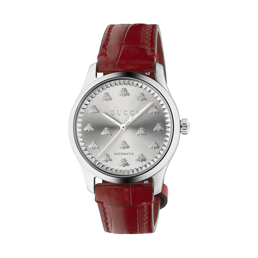 2. Chance - Gucci Unisexuhr YA1264218, Unisex, Edelstahl, Armband: Alligator, Automatik, analog