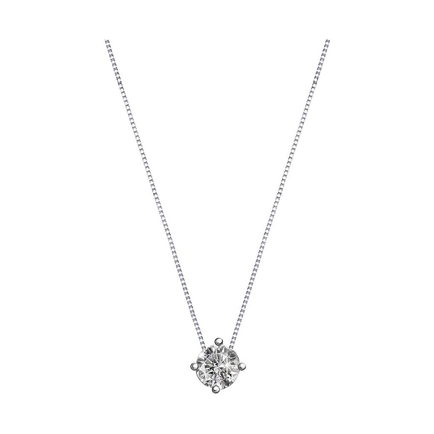Collier FAVS en argent 925 avec zircone.