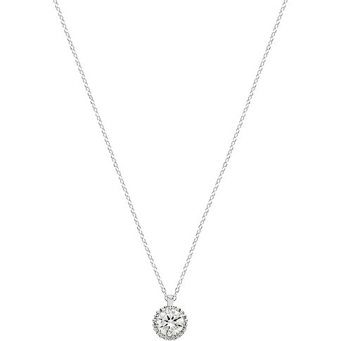 Collier FAVS en argent 925 avec zircone.