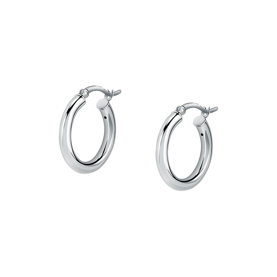 FAVS øreringe af 925 sterling sølv, poleret, oval.