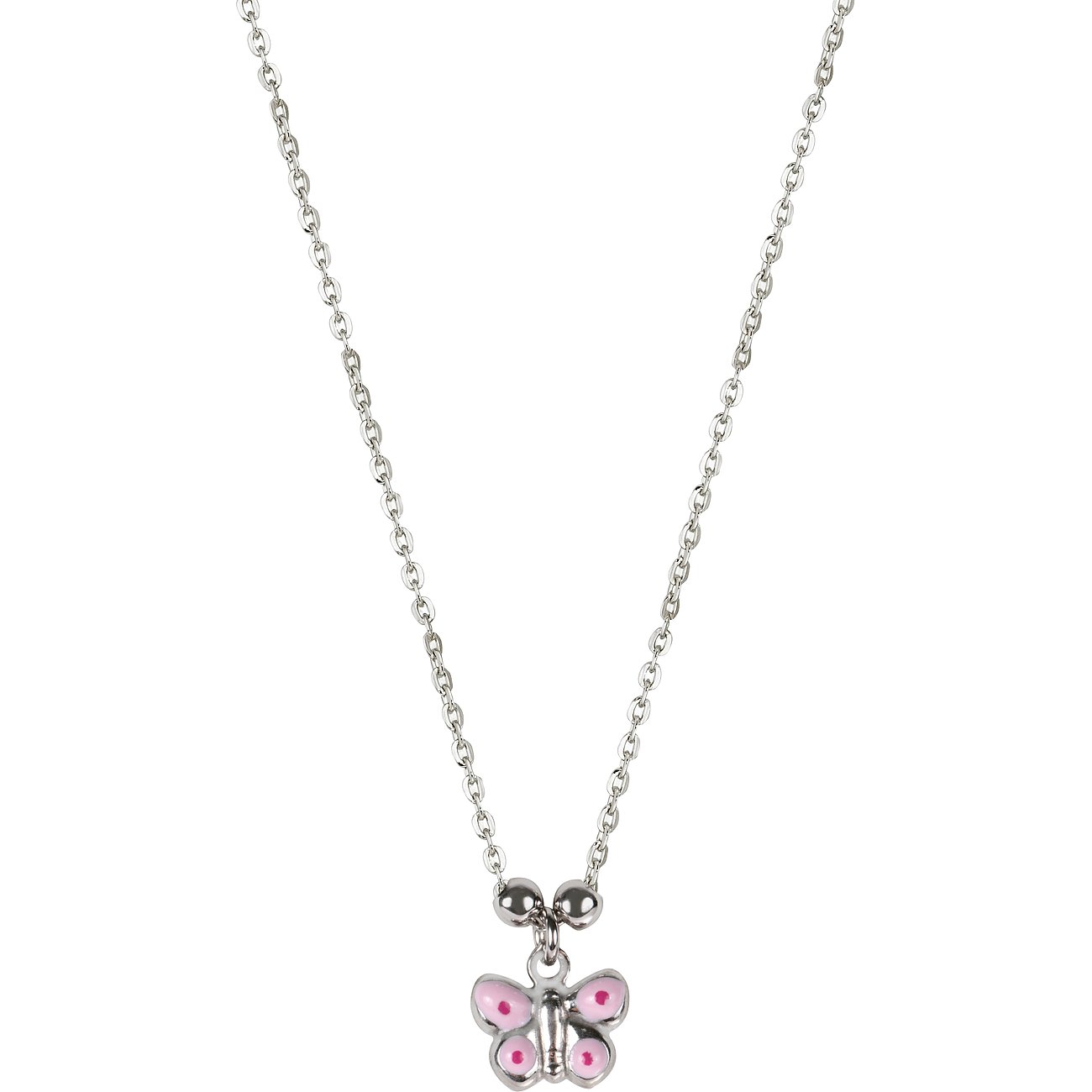 Collana FAVS in argento 925 con ciondolo a farfalla.