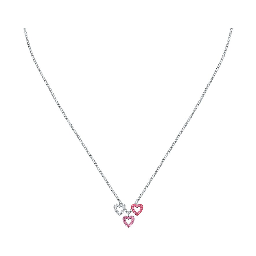 FAVS Kette, Zirkonia, Mädchen, 925er Silber, silber, Verschluss: Federring