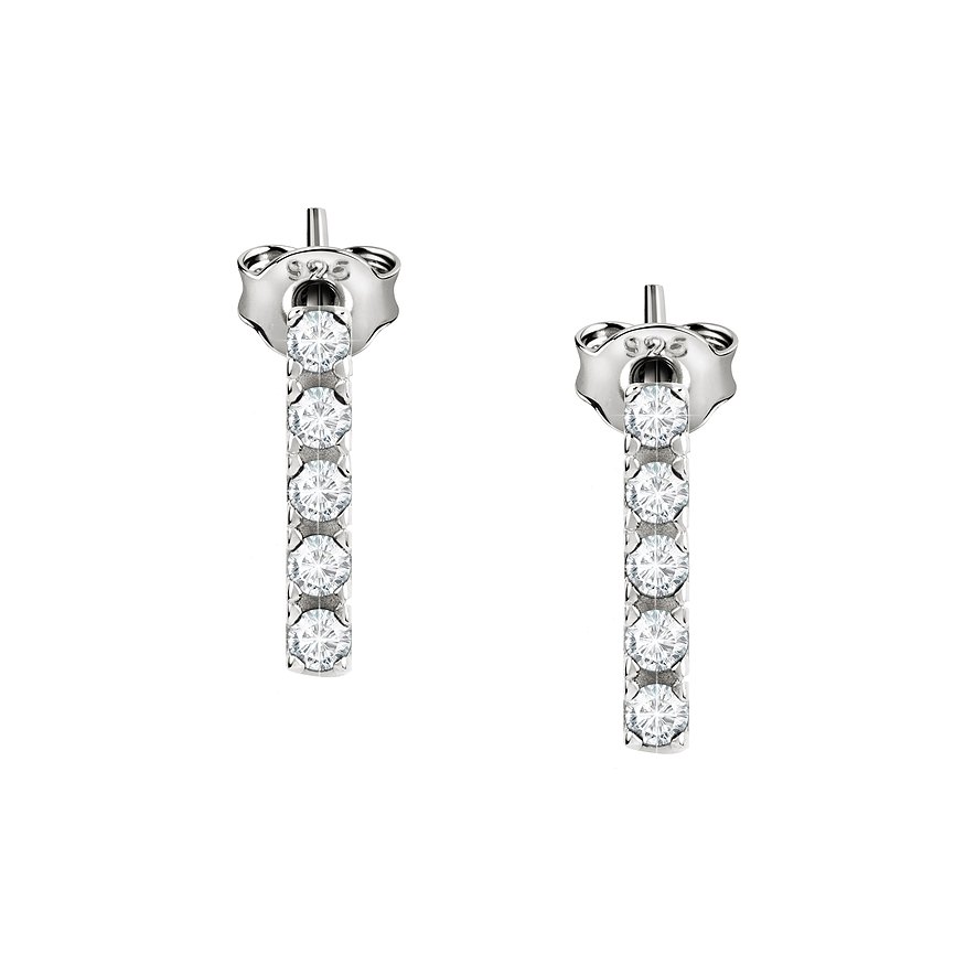 Orecchini FAVS in argento 925 con zircone cubico.