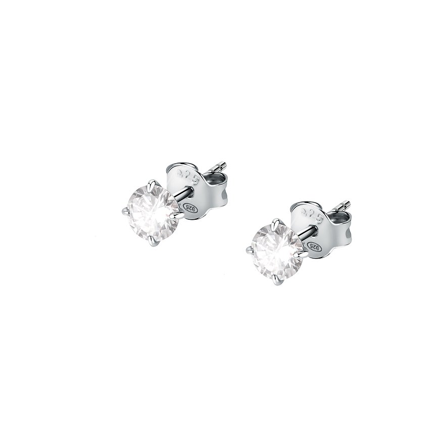FAVS Ohrstecker, Zirkonia, Damen, 925er Silber, silber