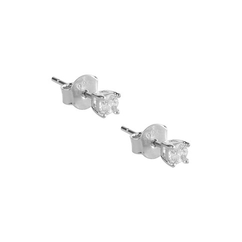 Clous d'oreilles FAVS en argent 925 avec zircone.