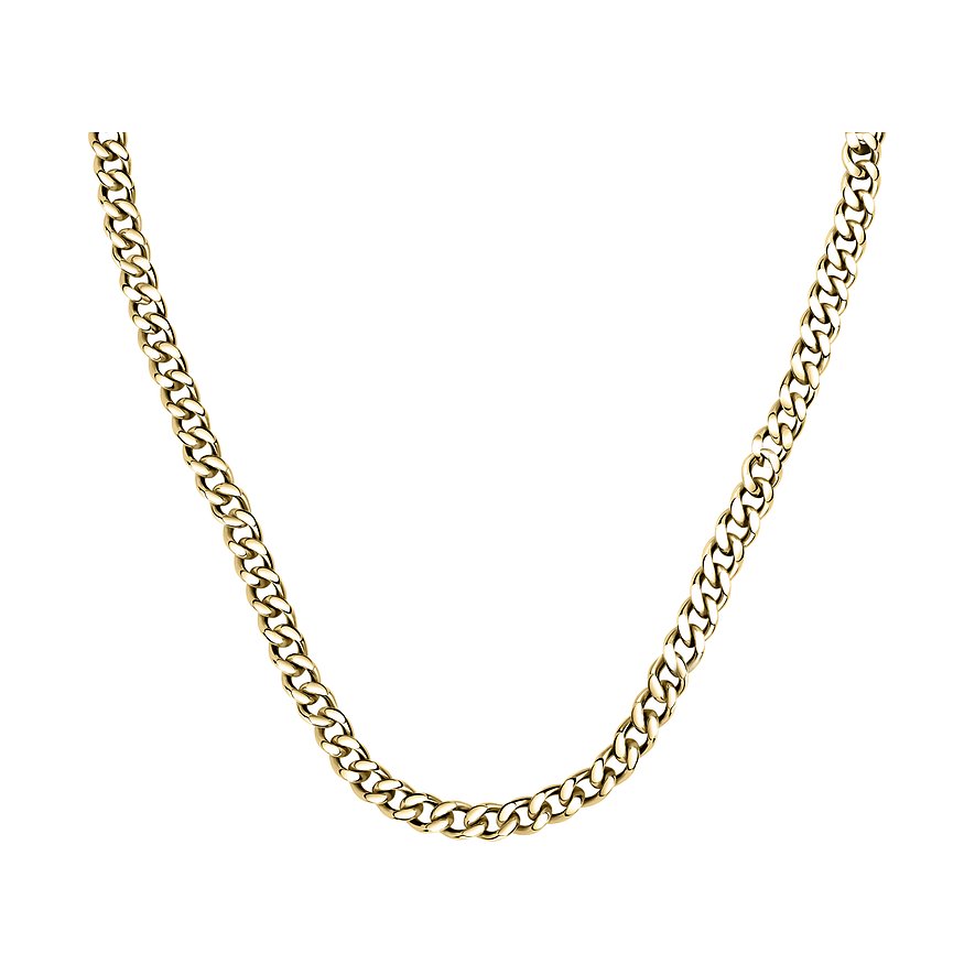 FAVS Kette, Herren, Edelstahl, gelbgold