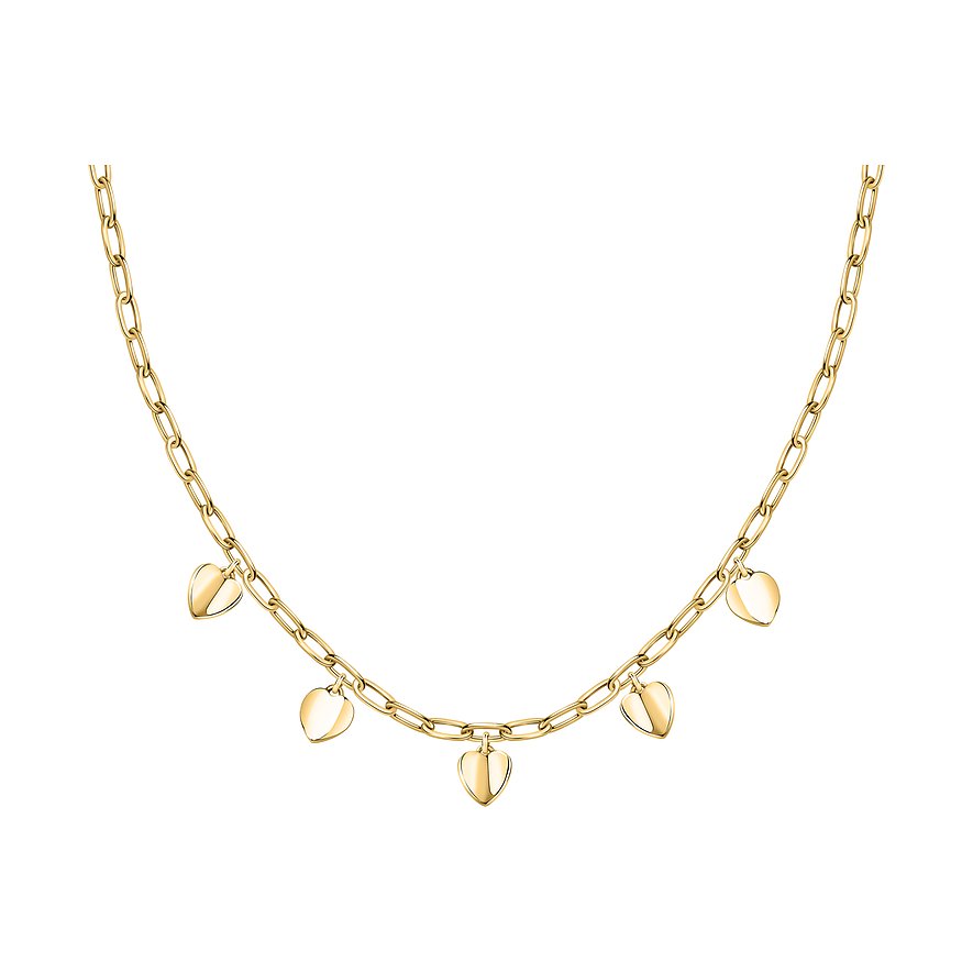 FAVS Kette, Damen, Edelstahl, gelbgold