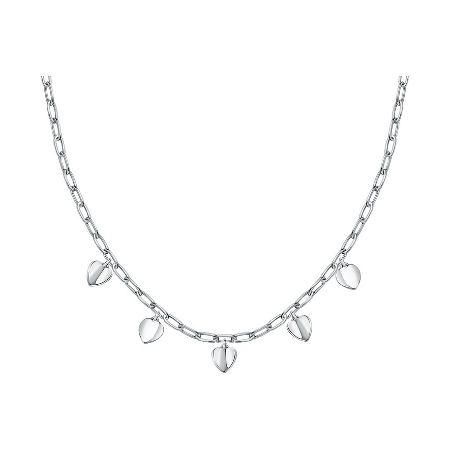 FAVS Kette, Damen, Edelstahl, silber