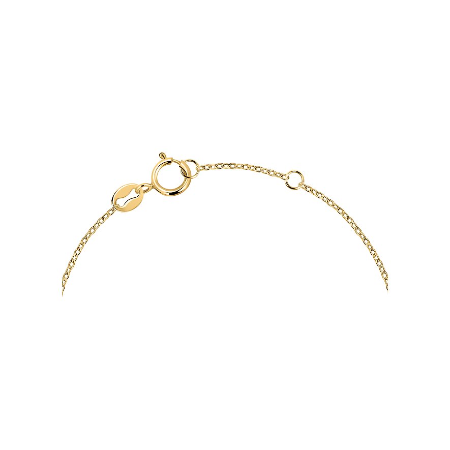 FAVS Little Friends Armband aus 375 Gelbgold mit Federringverschluss.
