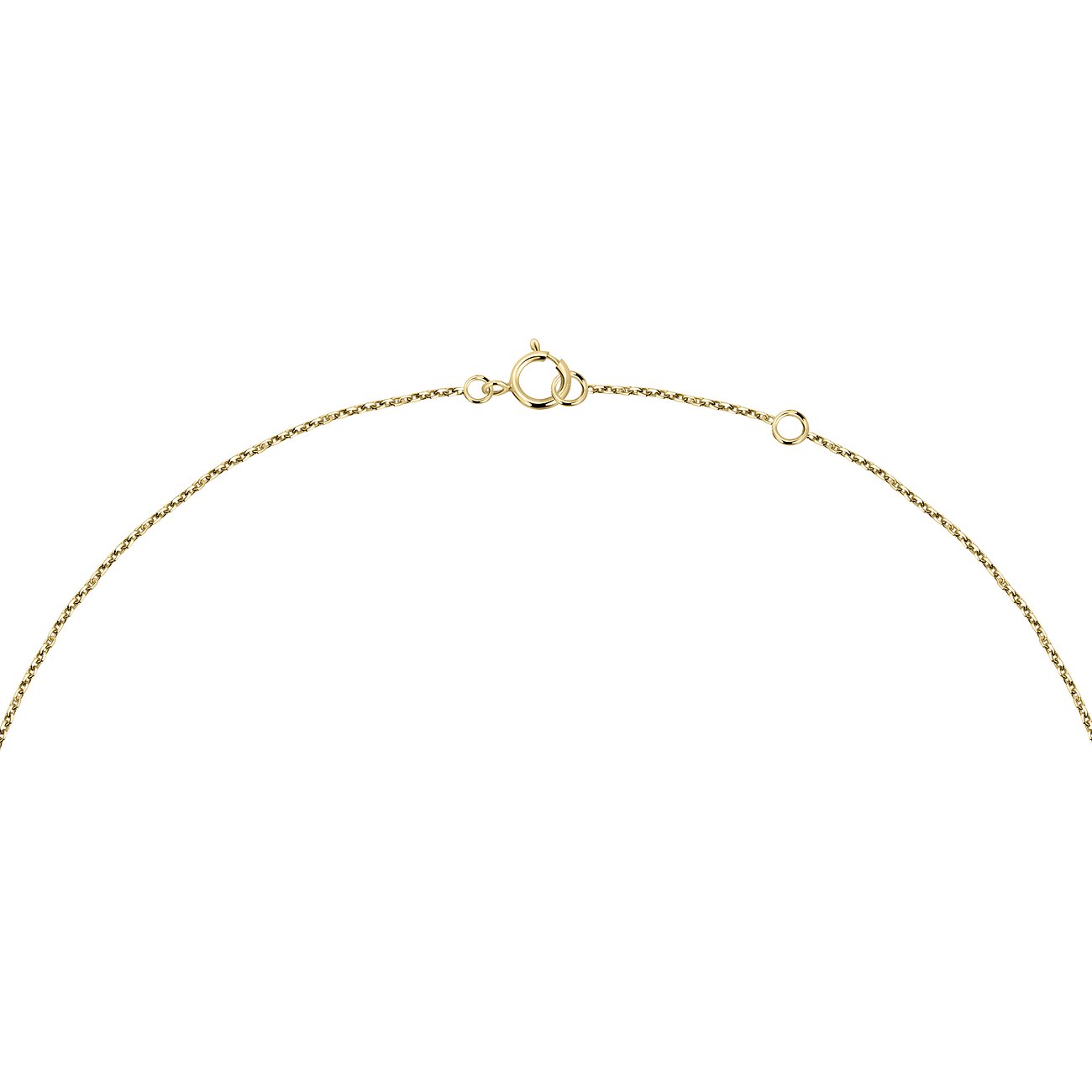 FAVS Little Friends Kette aus 375 Gelbgold mit feiner Gliederkette.