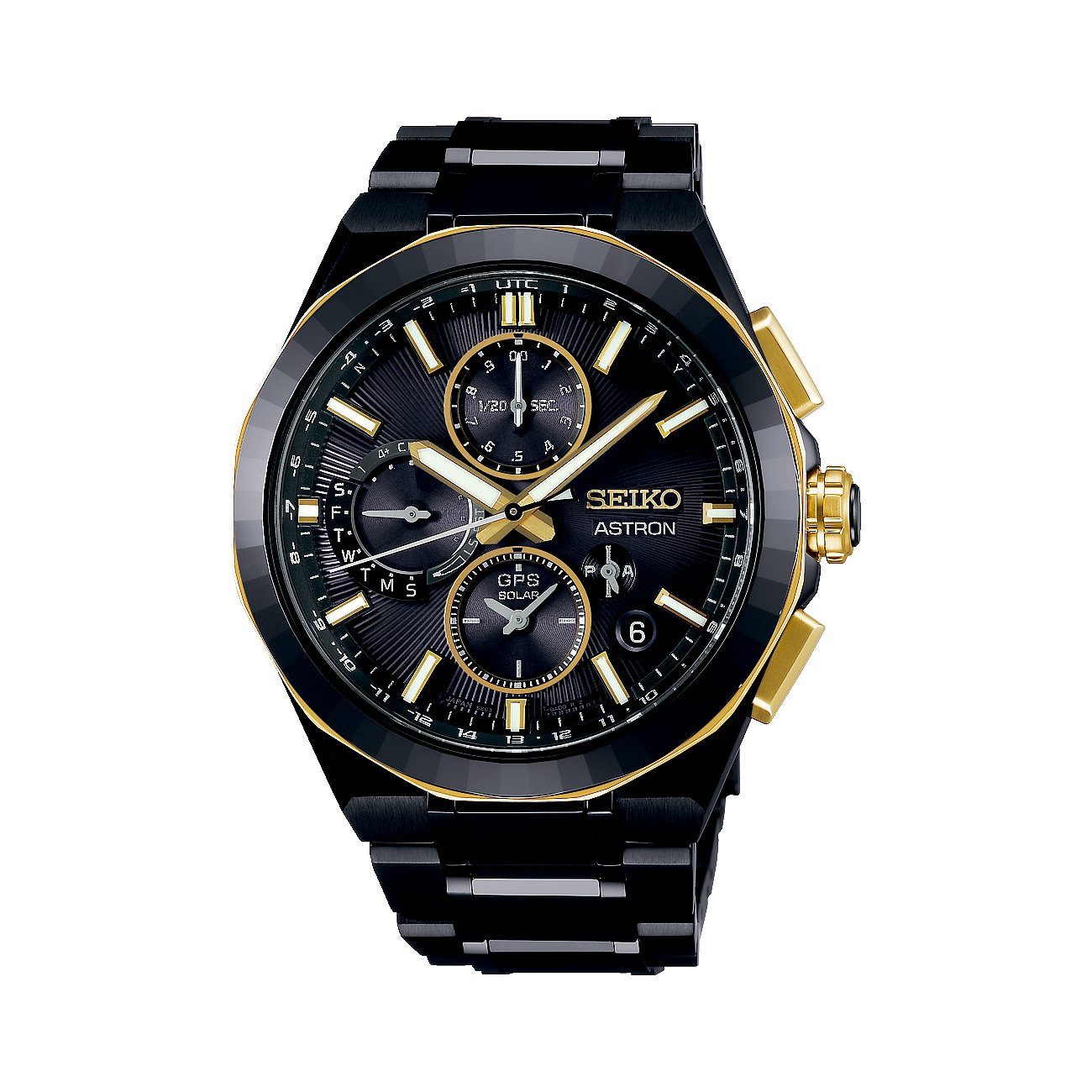 Seiko Uhren-Set Astron GPS Solar Dual Time Limited Edition SSH156J1