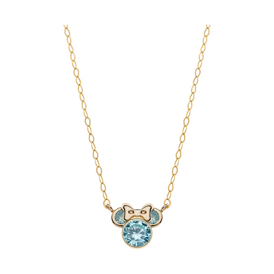 Disney Kette, Mädchen, 375er Gelbgold, gelbgold