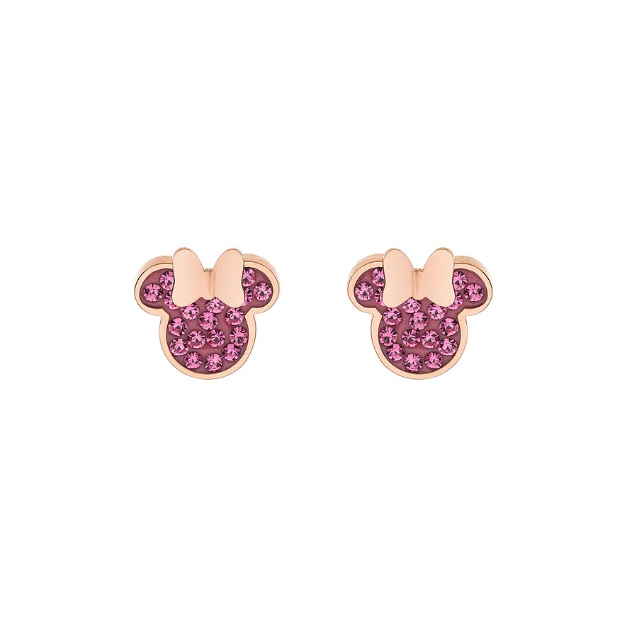 Disney Ohrstecker, Mädchen, Edelstahl, roségold
