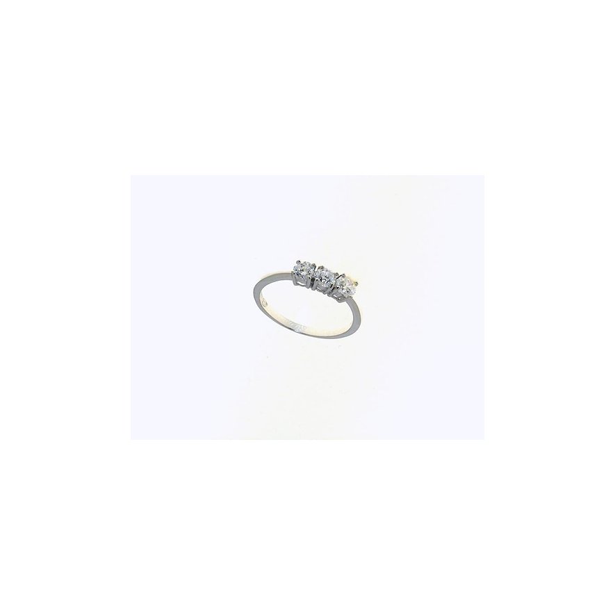 CHRIST Ring, Zirkonia, Damen, 925er Silber, recycelt, silber, Größe: 60
