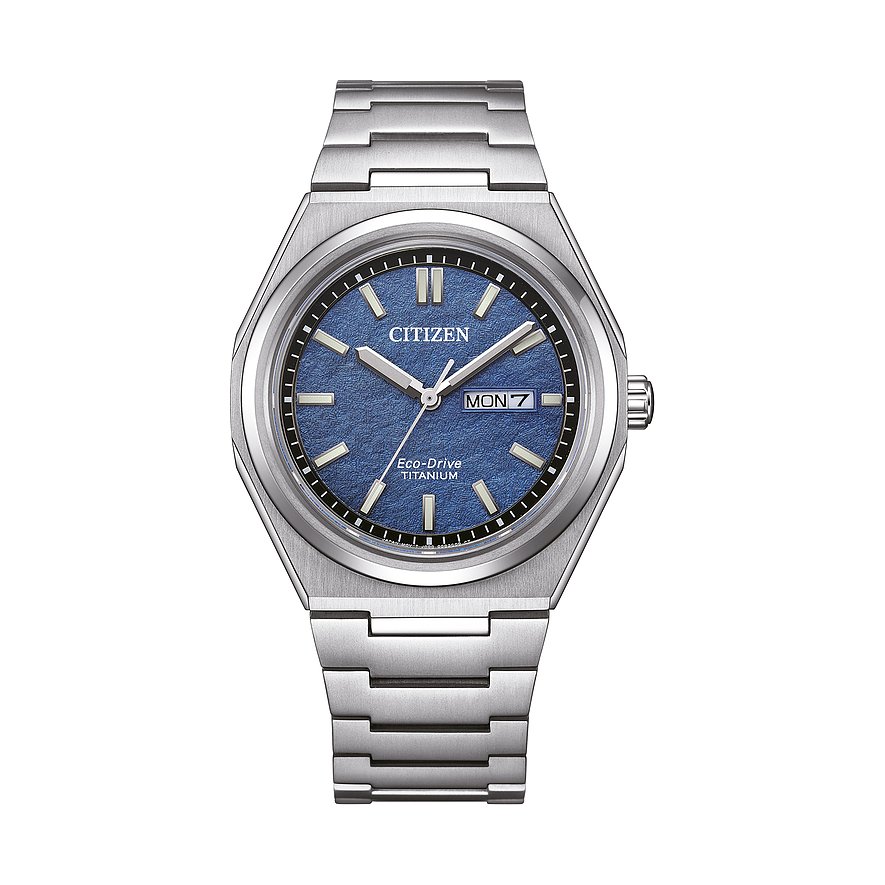 Citizen Herrenuhr Super Titanium AW0130-85LE, Herren, Titan, Armband: Titan, Quarz, analog