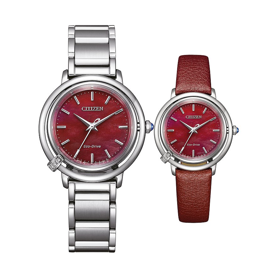 Citizen Uhren-Set inkl. Wechselarmband Elegance EM1090-78X, Damen, Edelstahl, Armband: Edelstahl, Quarz, analog