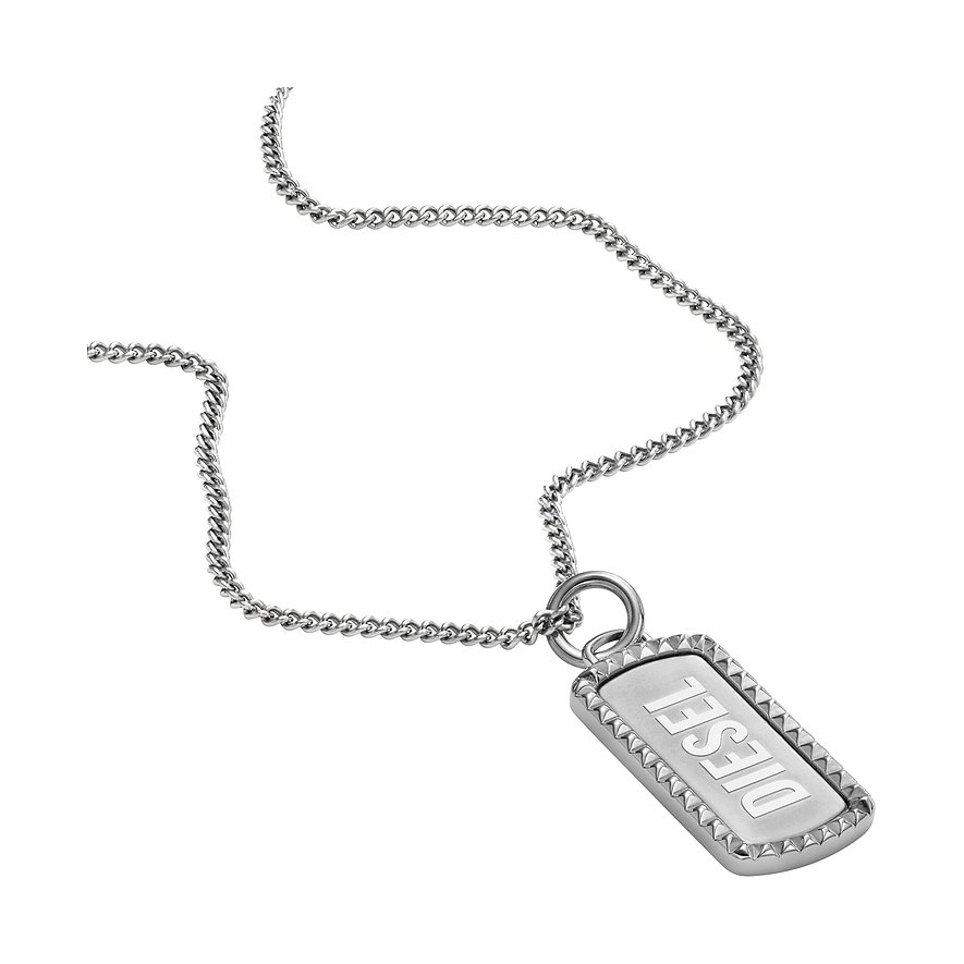 2. Chance - Diesel Kette DX1455040, Herren, Edelstahl, silber