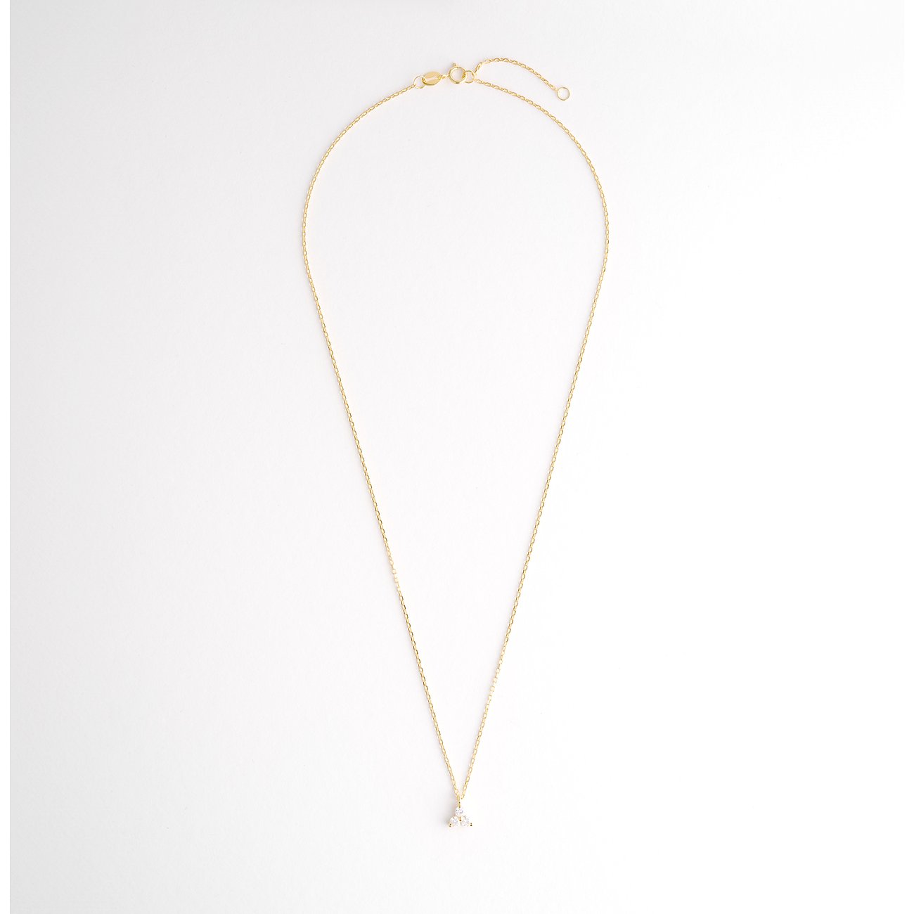 FAVS Halsschmuck aus 375 Gelbgold mit Zirkonia.