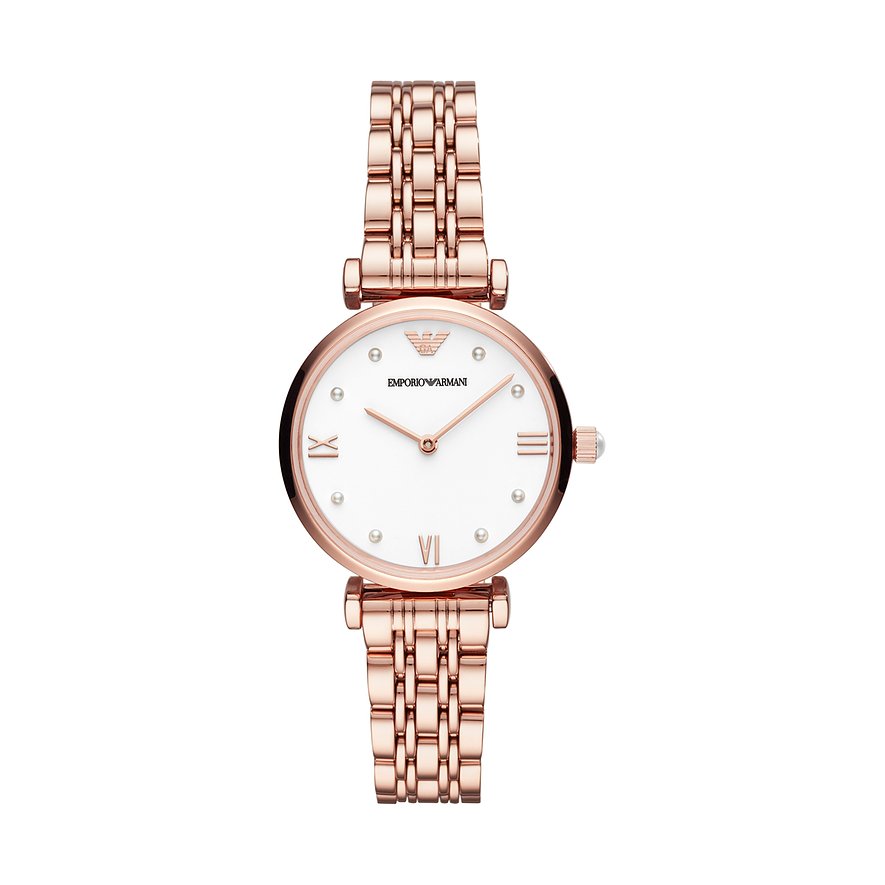 2. Chance - Emporio Armani Damenuhr AR11267, Damen, Edelstahl, Armband: Edelstahl, Quarz, analog