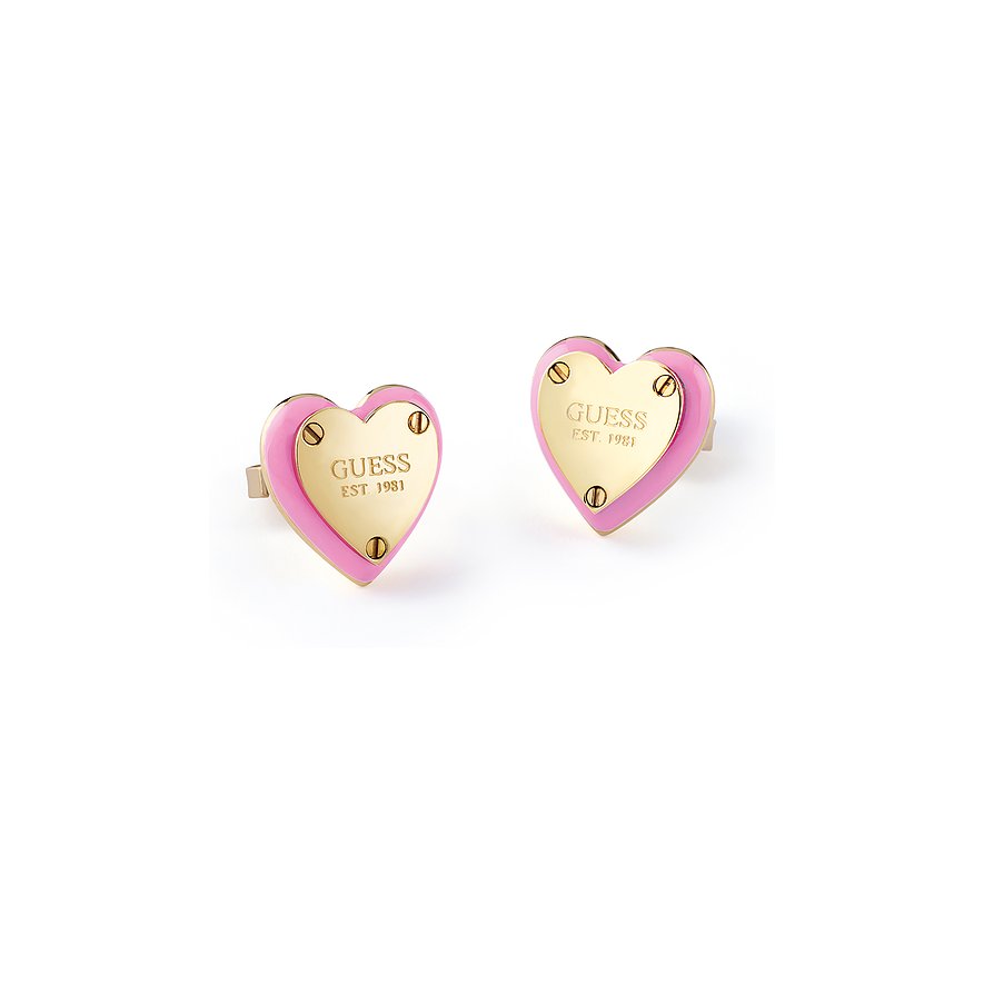 Guess Boucles d'oreilles à fermoir à poussette JUBE04207JWYGPKT/U