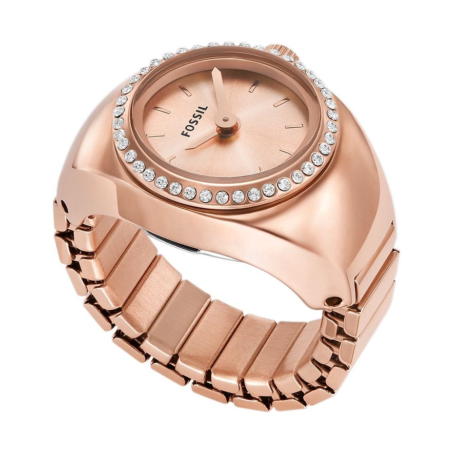 2. Chance - Fossil Damenuhr ES5320, Damen, Edelstahl, Armband: Edelstahl, Quarz, analog