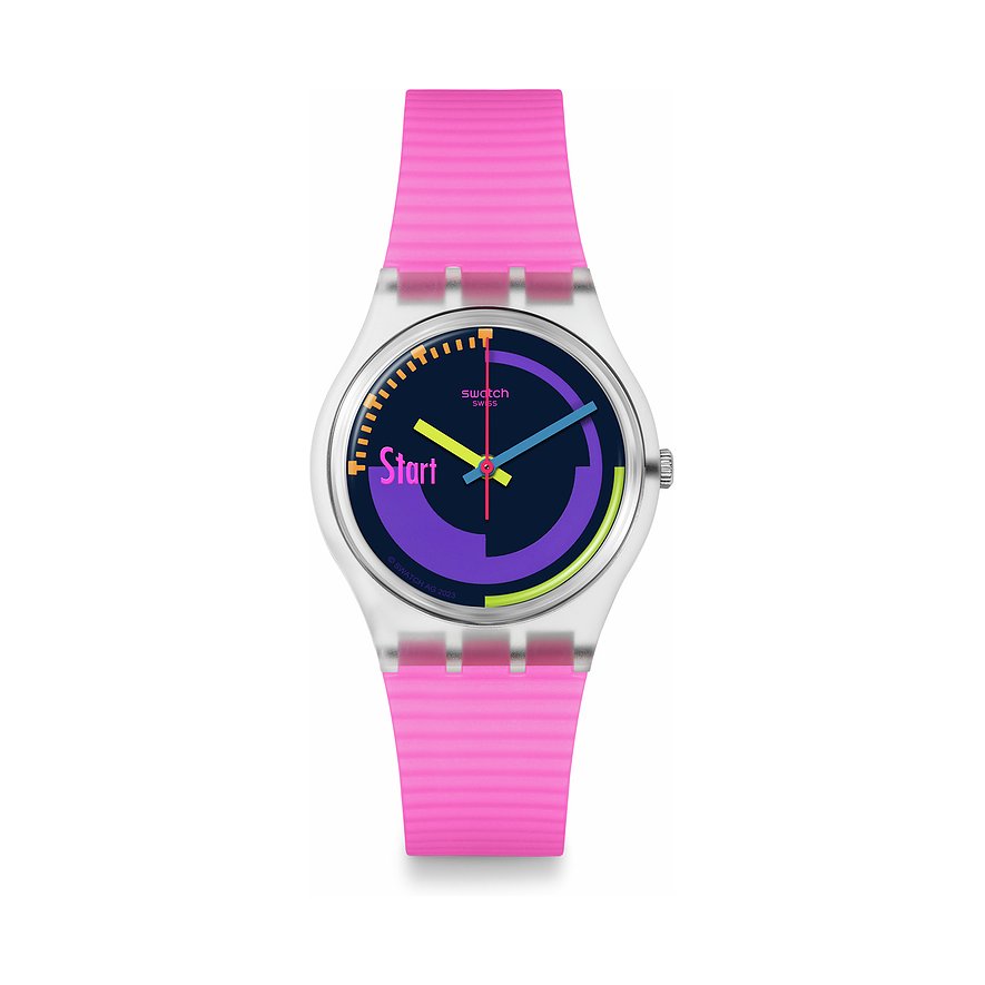 Swatch Unisexuhr 2405 SWATCH NEON SO28K111, Unisex, Kunststoff, Armband: Silikon, Quarz