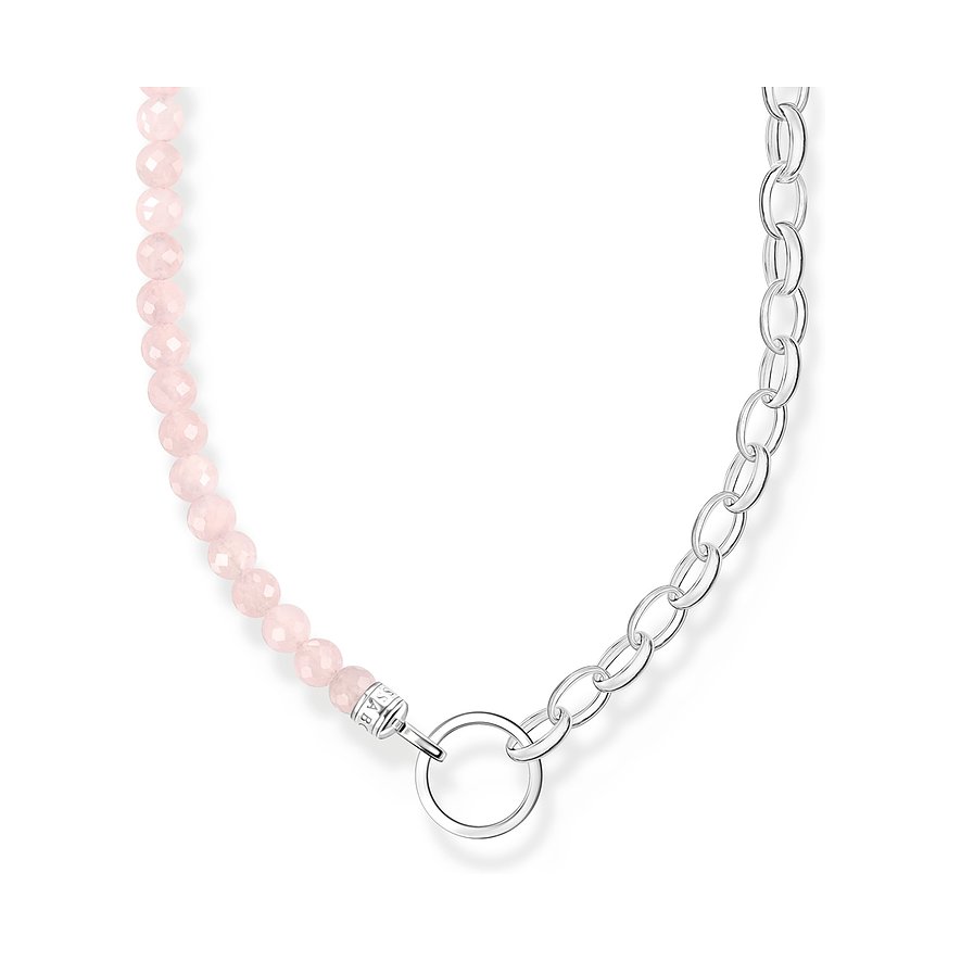 2. Chance - Thomas Sabo Kette KE2188-034-9-L45V, Damen, 925er Silber, pink