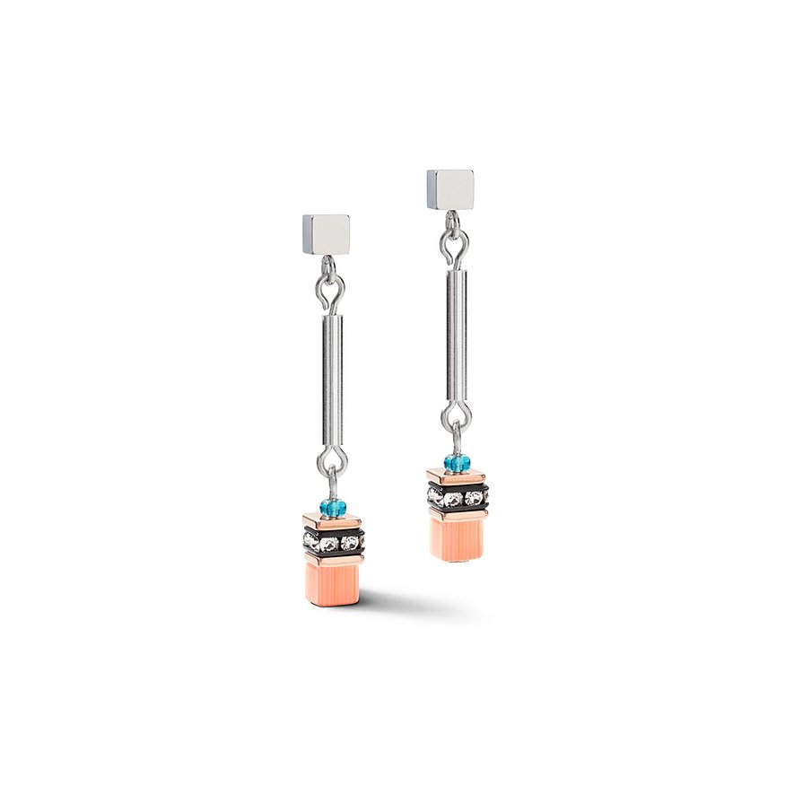 2. Chance - Coeur de Lion Ohrstecker 5025/21-1559, Swarovski-Kristall, Damen, Edelstahl, silber