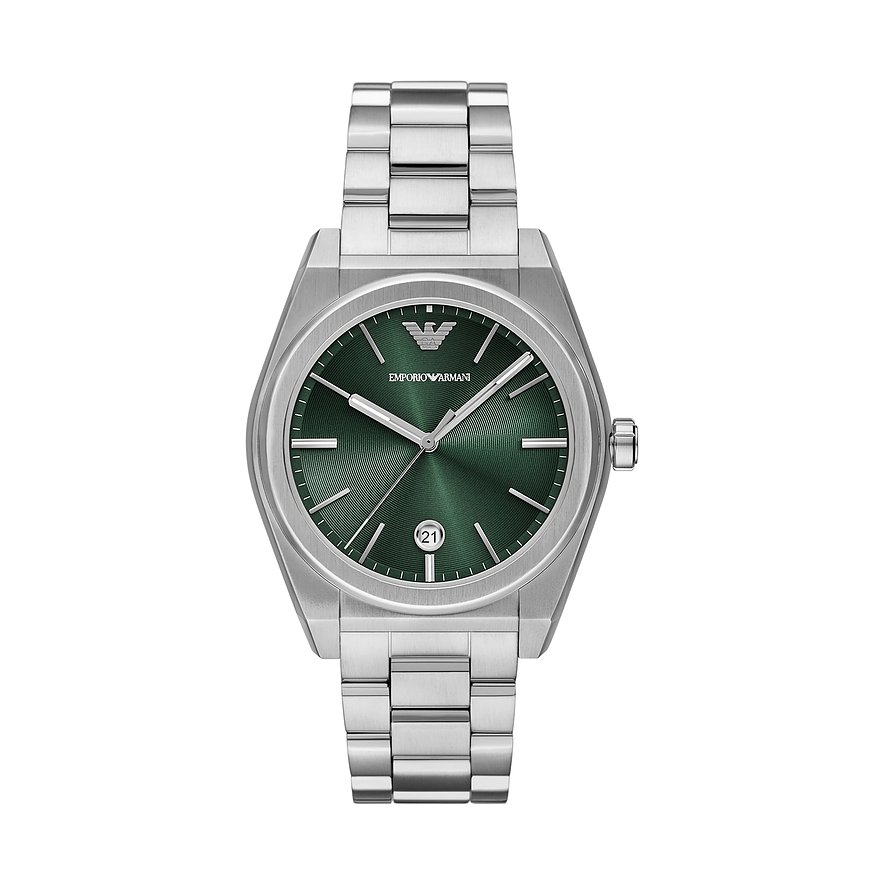 Emporio Armani Herrenuhr AR11621, Herren, Edelstahl, Armband: Edelstahl, Quarz, analog