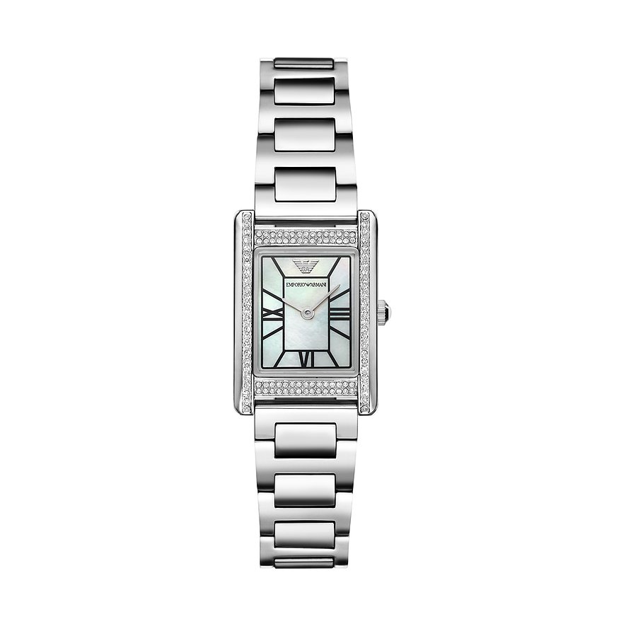 Emporio Armani Damenuhr AR11625, Damen, Edelstahl, Armband: Edelstahl, Quarz, analog