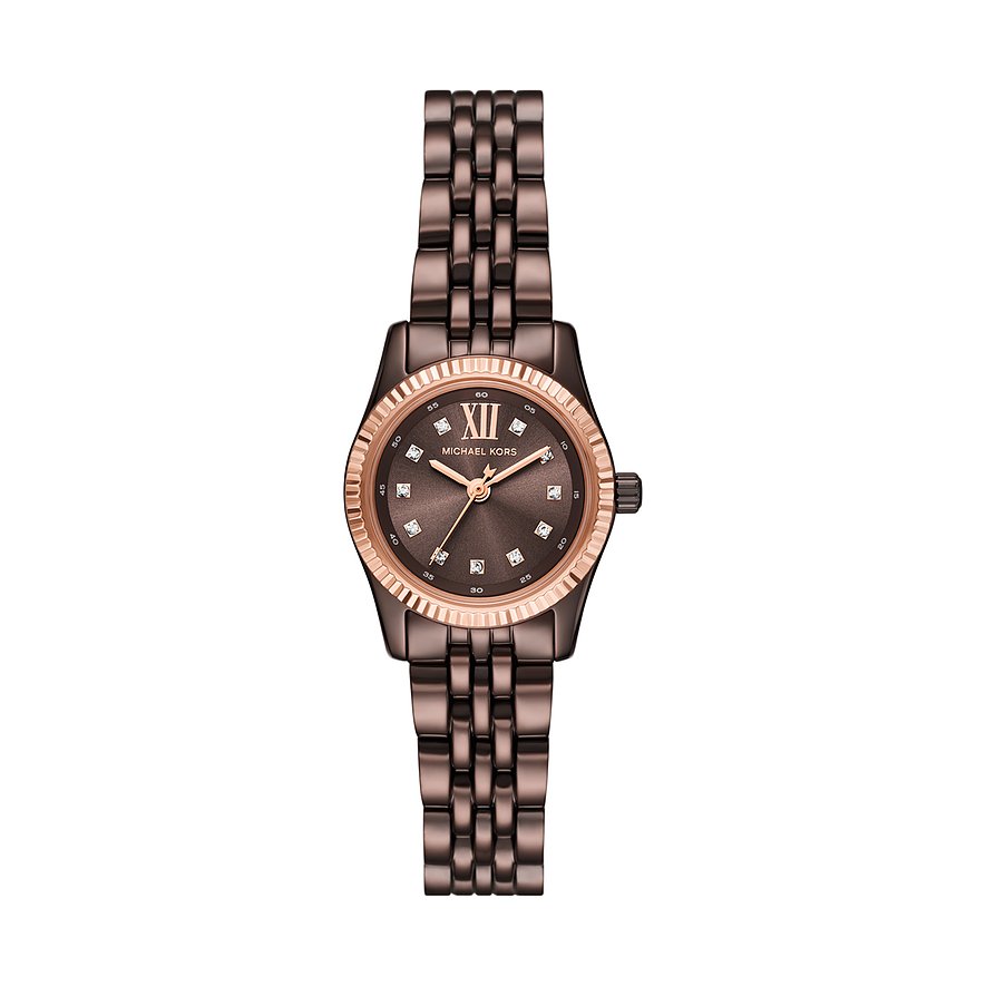 Michael Kors Damenuhr LEXINGTON MK4844, Damen, Edelstahl, Armband: Edelstahl, Quarz, analog