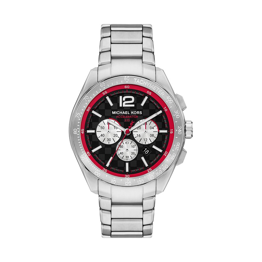 Michael Kors Chronograph ACCELERATOR 2.0 MK9176, Herren, Edelstahl, Armband: Edelstahl, Quarz, analog