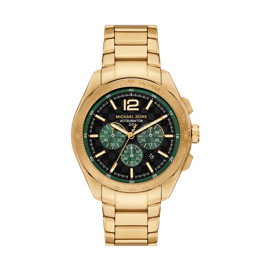 Michael Kors Chronograph ACCELERATOR 2.0 MK9177, Herren, Edelstahl, Armband: Edelstahl, Quarz, analog