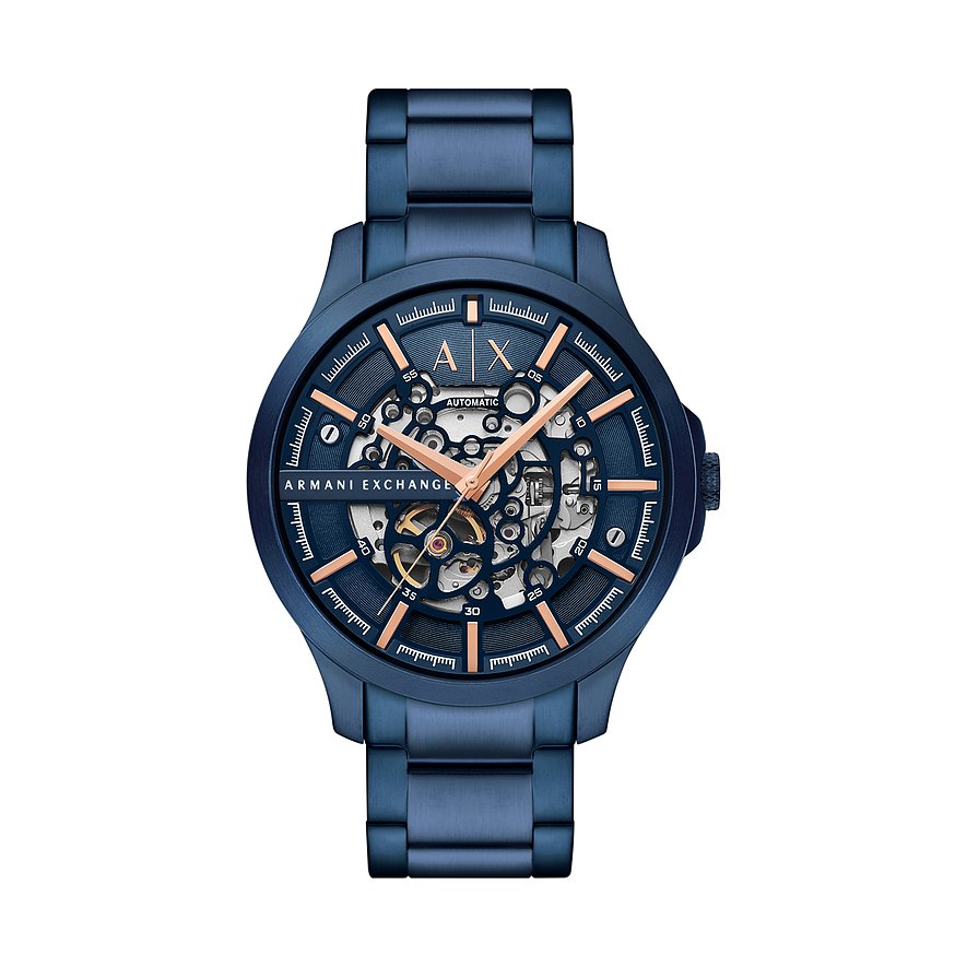 Armani Exchange Herrenuhr AX2457, Herren, Edelstahl, Armband: Edelstahl, Automatik, analog