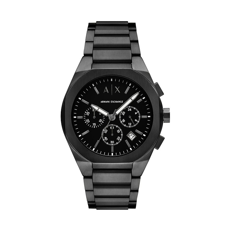 Armani Exchange Chronograph AX4183, Herren, Edelstahl, Armband: Edelstahl, Quarz, analog